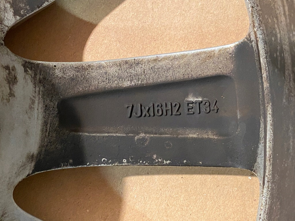 1x Alufelge 16 Zoll 7.0" 5x112 34ET 8X0601025BB Audi A1 Rim Wheel FEL6949250305ub