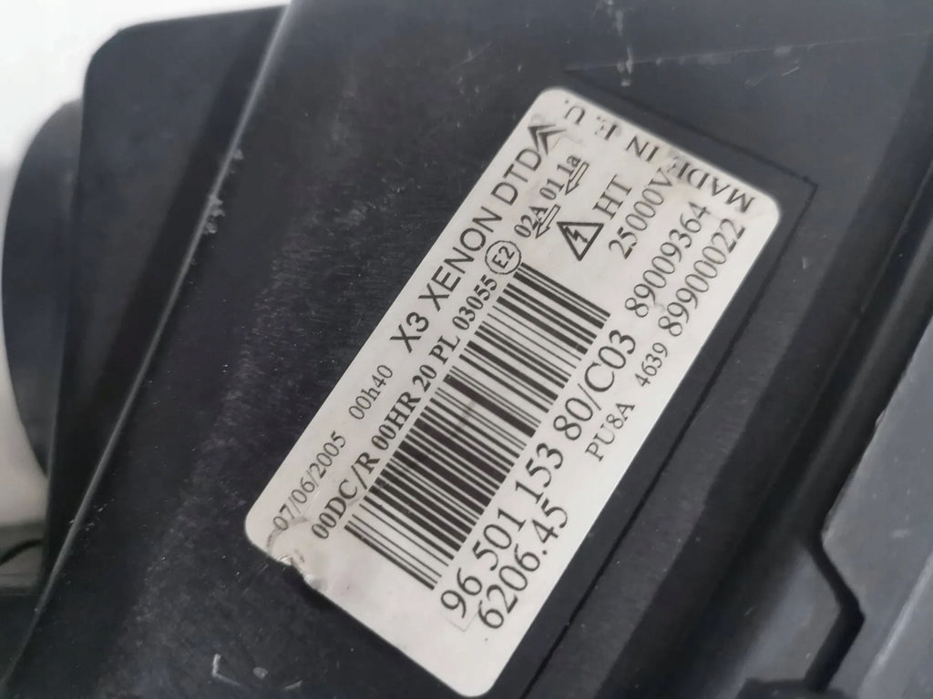 Frontscheinwerfer Citroën C5 I 9650115380 Xenon Rechts Scheinwerfer Headlight SCH2068109777rq