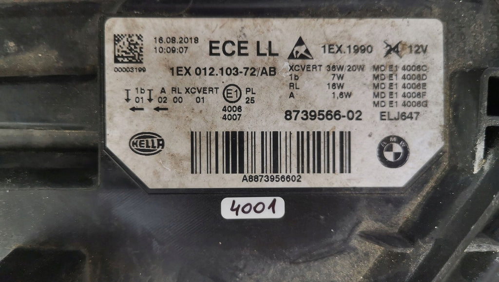 Frontscheinwerfer BMW 3 F30 873956602 LED Rechts Scheinwerfer Headlight SCH6004636961kq