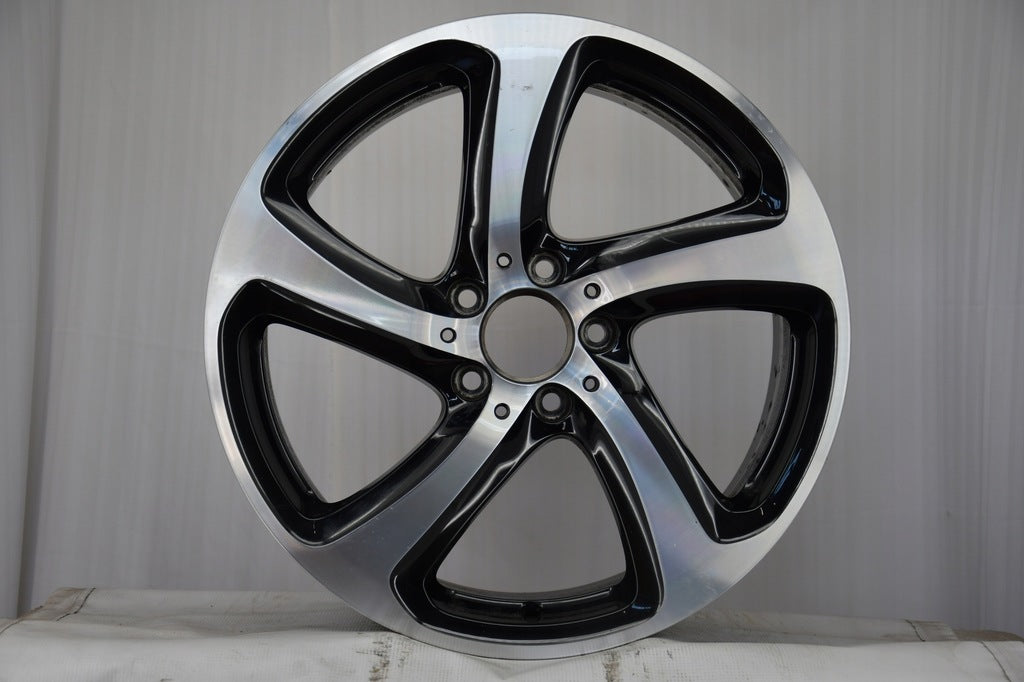 1x Alufelge 18 Zoll 8.0" 5x112 43ET Glanz Schwarz A2134013200 Mercedes-Benz FEL1057044363cl