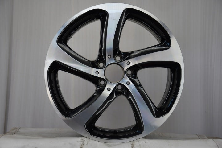1x Alufelge 18 Zoll 8.0" 5x112 43ET Glanz Schwarz A2134013200 Mercedes-Benz FEL1057044363cl
