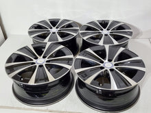 Load image into Gallery viewer, 4x Alufelge 18 Zoll 8.0" 5x112 43ET Glanz Schwarz A2134013700 Mercedes-Benz FEL6962711007uq