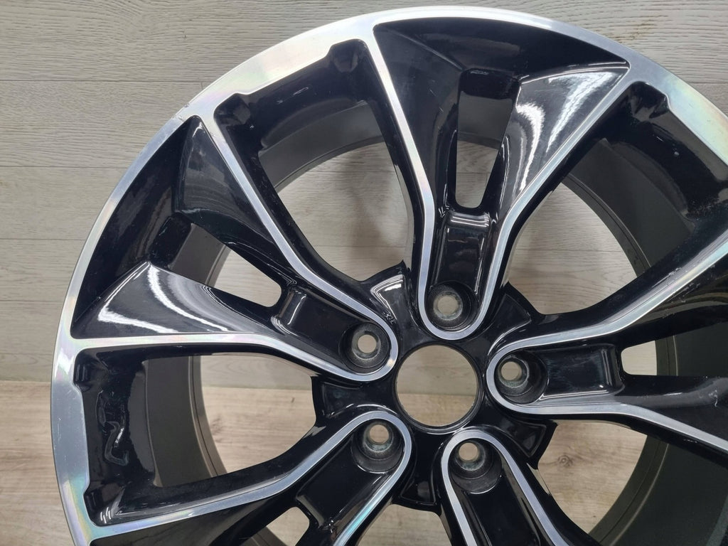 1x Alufelge 19 Zoll 8.0" 5x114.3 55ET Glanz Schwarz 52910-S0100 Hyundai I30 FEL4990542260oc