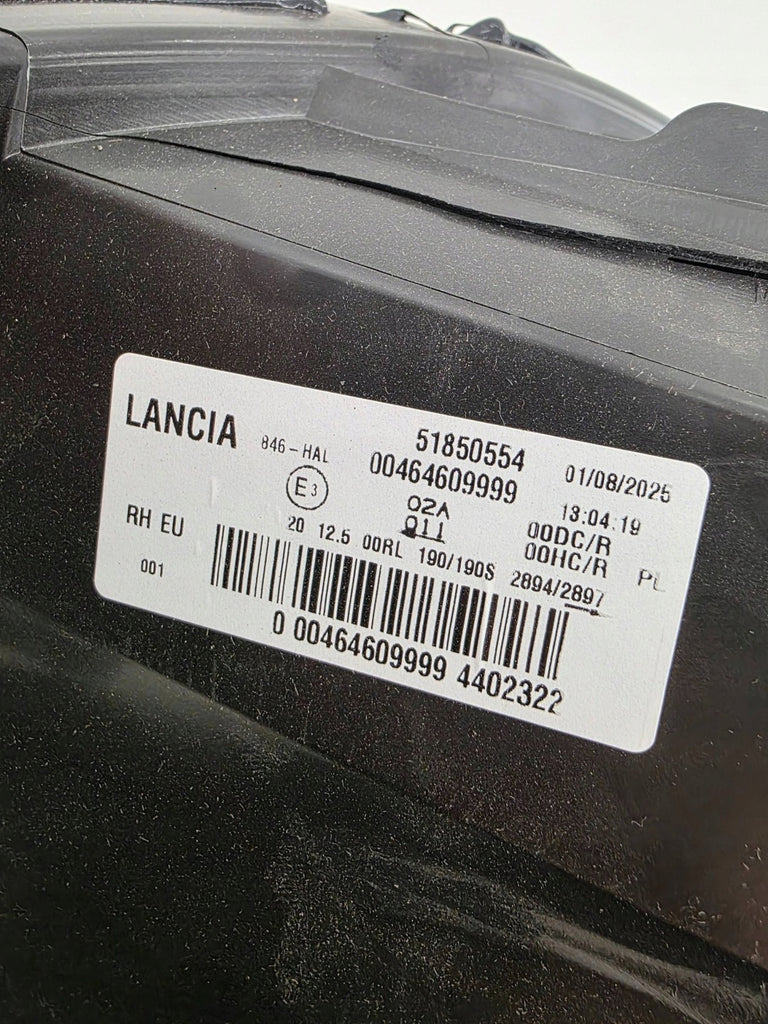 Frontscheinwerfer Lancia Ypsilon 51850554 Rechts Scheinwerfer Headlight SCH9545964802eq