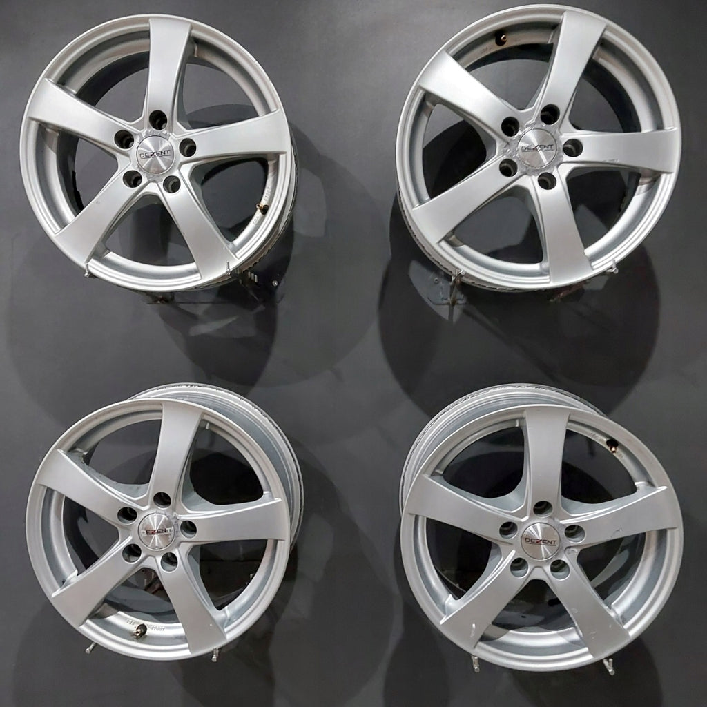 4x Alufelge 16 Zoll 7.0" 5x108 48ET Glanz Silber KBA47687 Ford Focus C-Max FEL4861014909tp