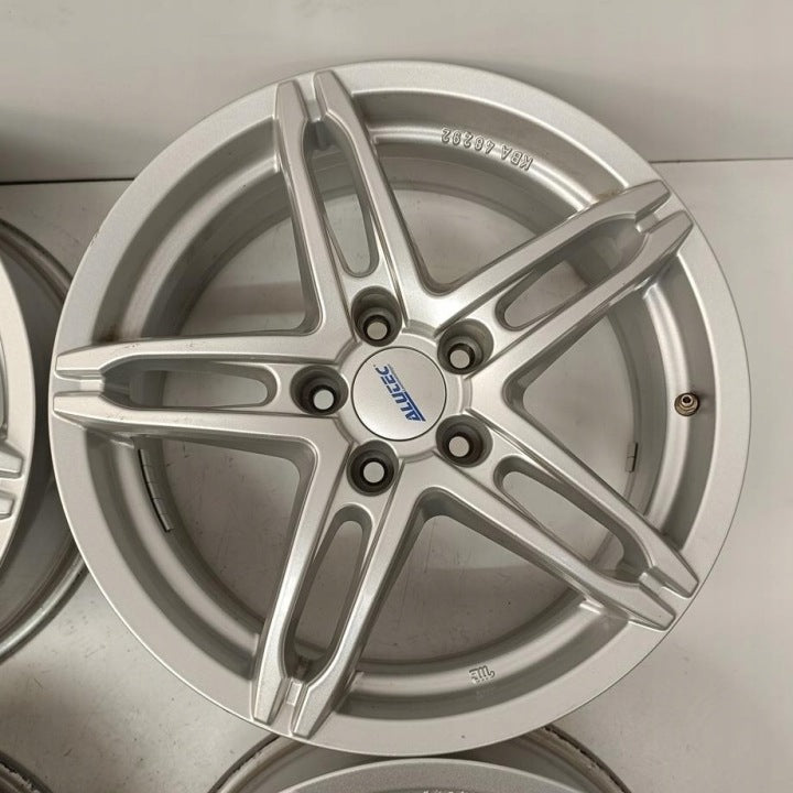 4x Alufelge 17 Zoll 7.0" 5x112 38ET Glanz Silber Audi I Rim Wheel FEL1401979340ki