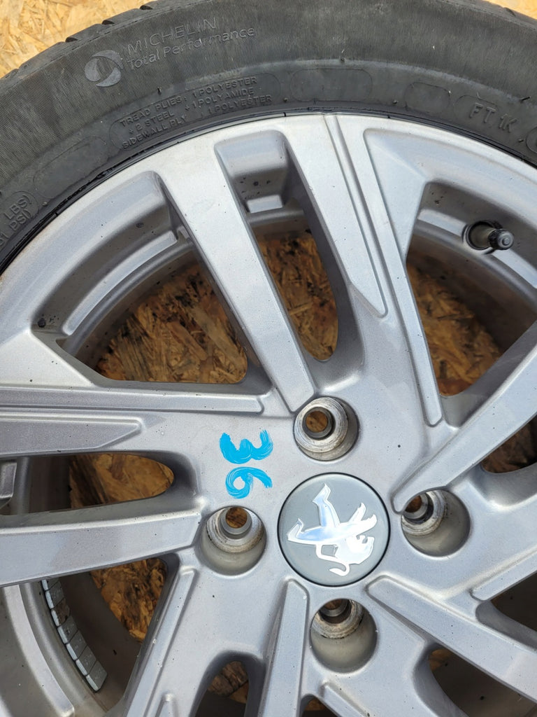 1x Alufelge 16 Zoll 6.5" 4x108 38ET 9825165280 Peugeot Rim Wheel FEL3742330604tj