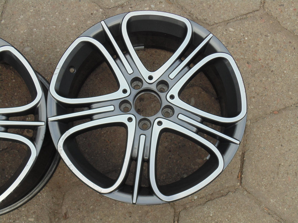 1x Alufelge 18 Zoll 7.5" 5x112 52ET Glanz A2464012202 Mercedes-Benz W246 Mg