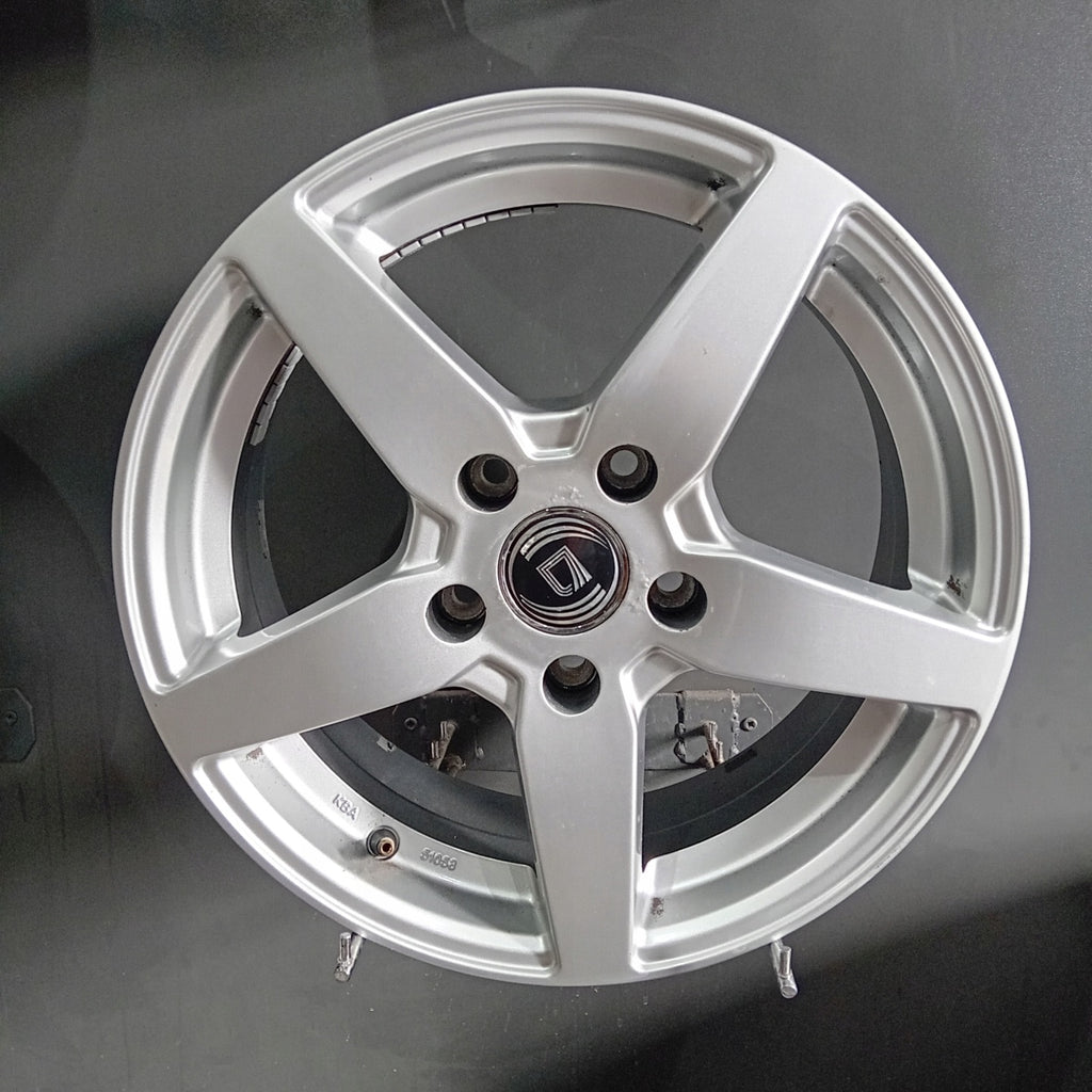 4x Alufelge 16 Zoll 6.5" 5x114.3 40ET Glanz KBA51058 Nissan X-Trail I Rim Wheel FEL4324007221ts
