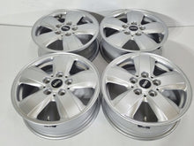 Load image into Gallery viewer, 4x Alufelge 15 Zoll 5.5" 5x112 46ET Glanz Silber 6855101 Mini Rim Wheel FEL6463992510ih