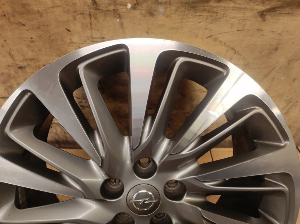 1x Alufelge 18 Zoll 7.5" 5x105 44ET Glanz Grau 13409655 Mg 5 Astra K Rim Wheel FEL5022189606fn