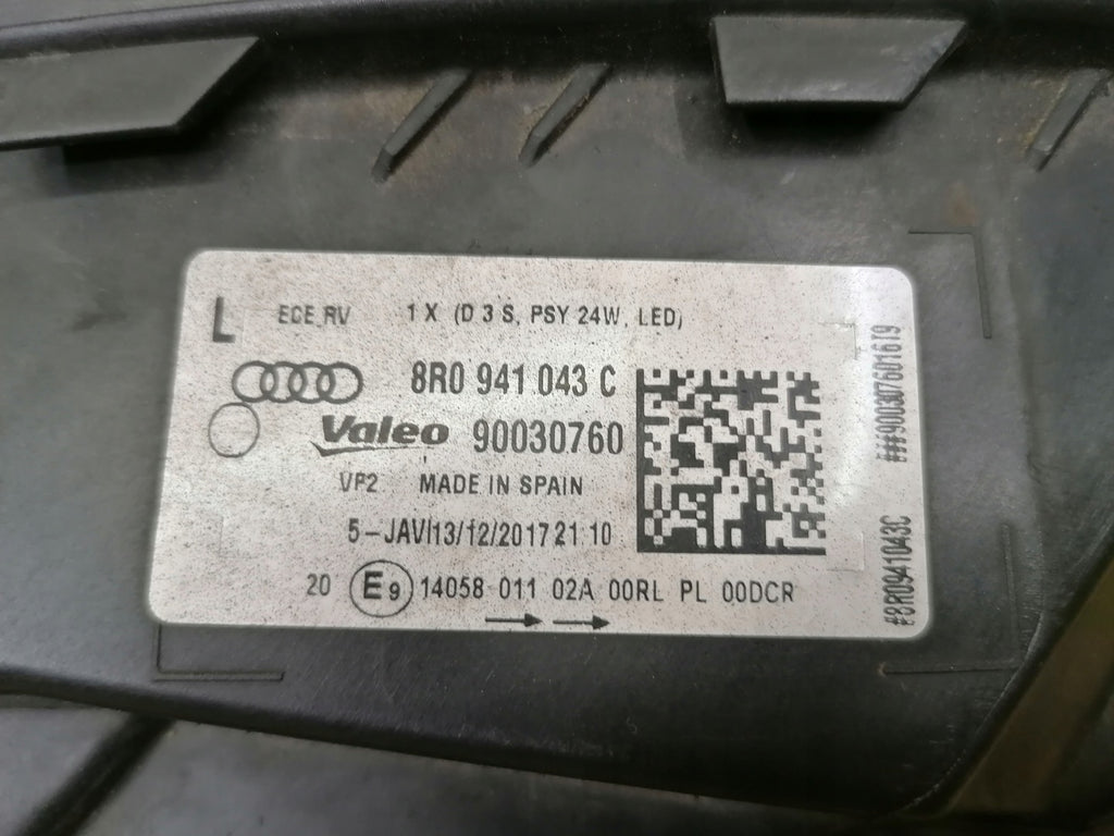 Frontscheinwerfer Audi Q5 8R0941043C LED Links Scheinwerfer Headlight SCH7829659226sl