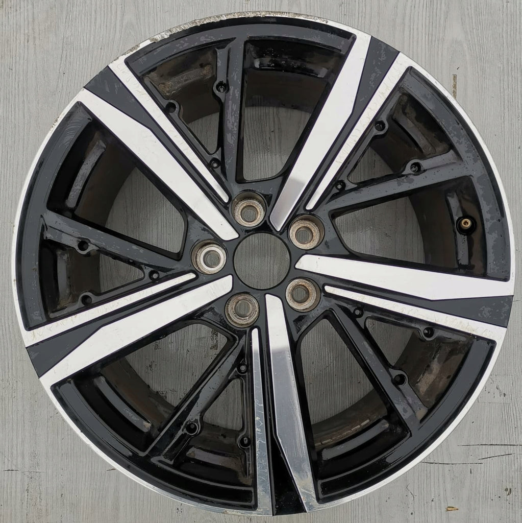 1x Alufelge 18 Zoll 8.0" 5x108 48ET Glanz Schwarz 9835058180 Peugeot 308 FEL7305280022mf