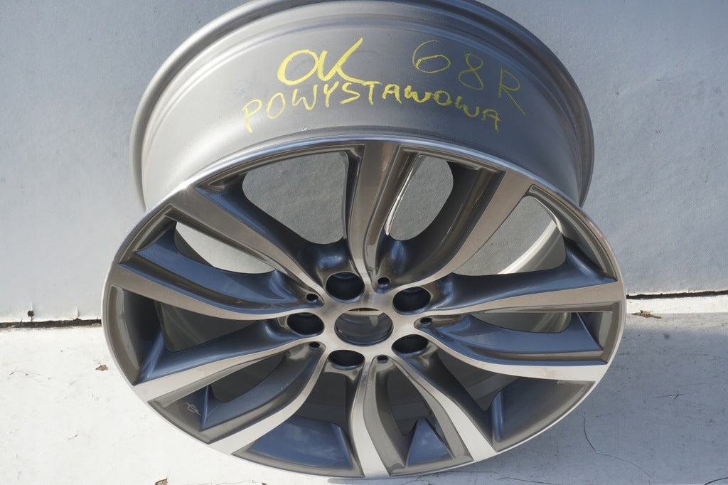 1x Alufelge 18 Zoll 8.0" 5x112 57ET Glanz Silber 6855094 BMW Mg Rim Wheel FEL3556329931be