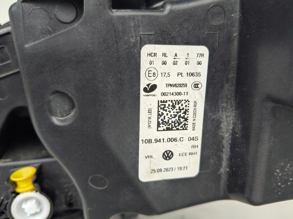 Frontscheinwerfer VW 10B941006C Full LED Rechts Scheinwerfer Headlight SCH3044001892dh