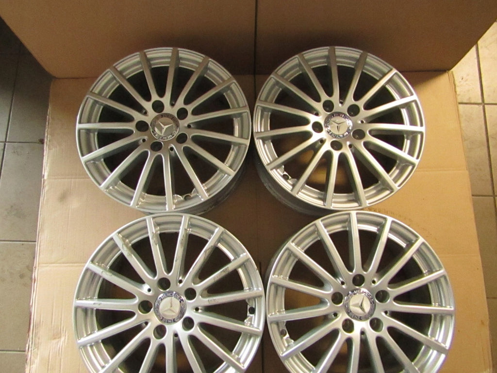 1x Alufelge 16 Zoll 6.5" 5x112 38ET Matt Silber A2054012502 Mercedes-Benz