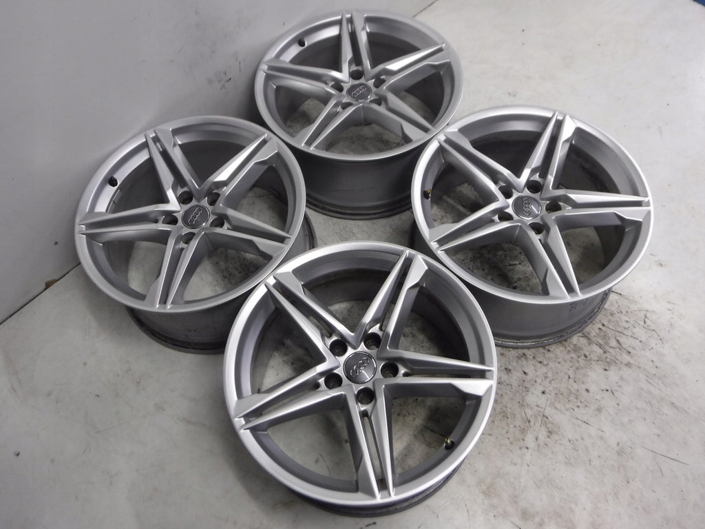 4x Alufelge 18 Zoll 8.5" 5x112 29ET Glanz Silber 8W0601025 Audi 4 Rim Wheel FEL8859919087yh