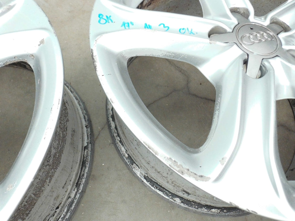 4x Alufelge 17 Zoll 7.5" 5x112 8K0601025BK Audi C6 A4 B8 Rim Wheel FEL7754779382jp