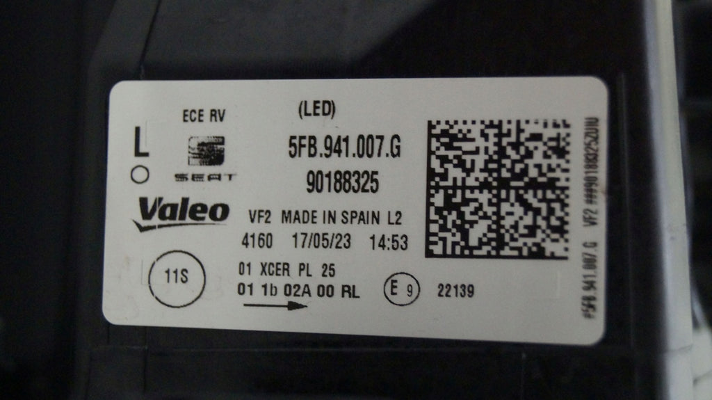 Frontscheinwerfer Cupra Formentor Tarraco 5FB94100789 Full LED Links Headlight SCH1743822104pz