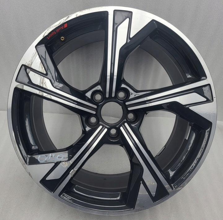 1x Alufelge 19 Zoll 8.5" 5x112 40ET Glanz Schwarz 8W0601025EM Audi Rim Wheel FEL8177121475dl