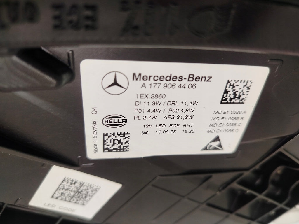 Frontscheinwerfer Mercedes-Benz W177 A1779064406 Full LED Rechts Headlight SCH2501362292mb