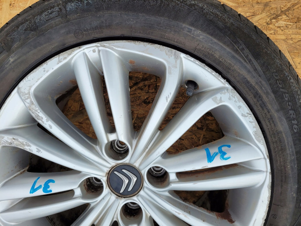 1x Alufelge 16 Zoll 7.0" 4x108 29ET Glanz Silber 9670053177 Citroën C4 II B7 FEL6488494392me