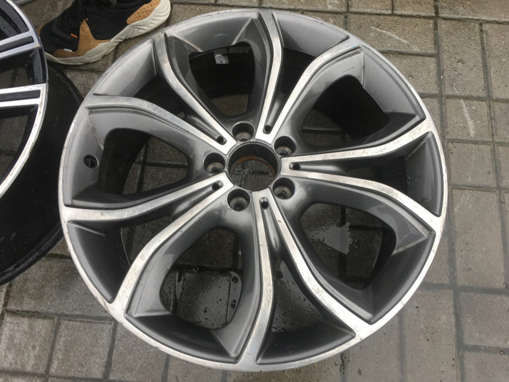 1x Alufelge 18 Zoll 8.0" 5x112 43ET Schwarz A2134011600 Mercedes-Benz Coupe FEL5813780072sr