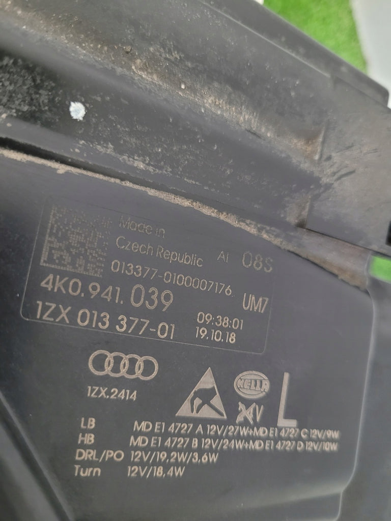 Frontscheinwerfer Audi A6 C8 4K0941039 Full LED Links Scheinwerfer Headlight