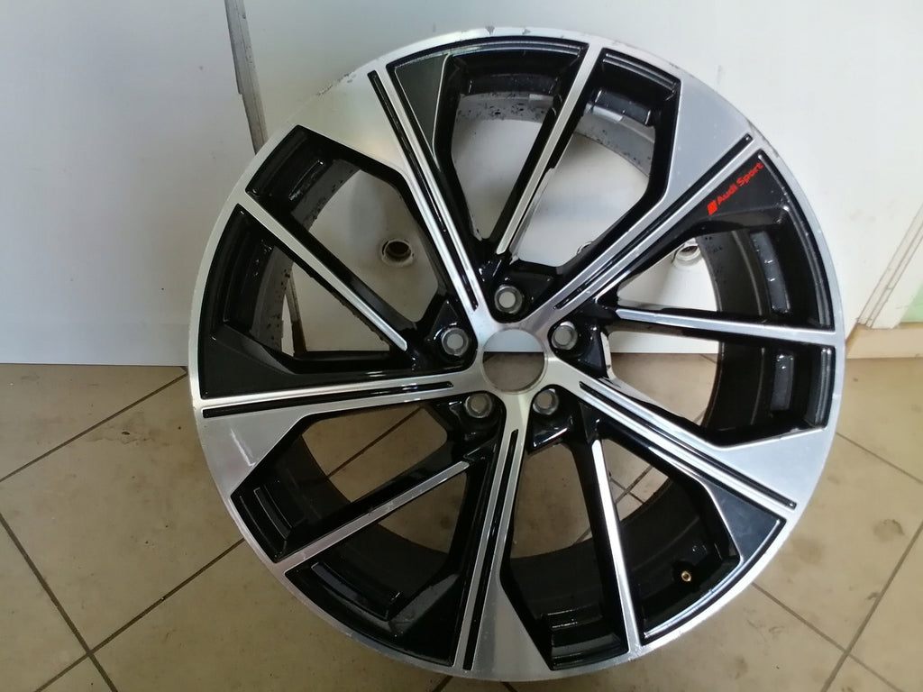 1x Alufelge 21 Zoll 8.5" 5x112 34ET Schwarz 8OA601025CD Audi Rim Wheel