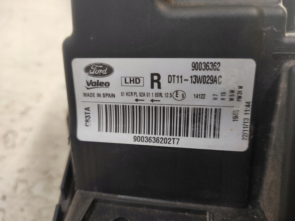 Frontscheinwerfer Ford Transit Connect DT11-13W029-AC Rechts Headlight SCH1331722281mv