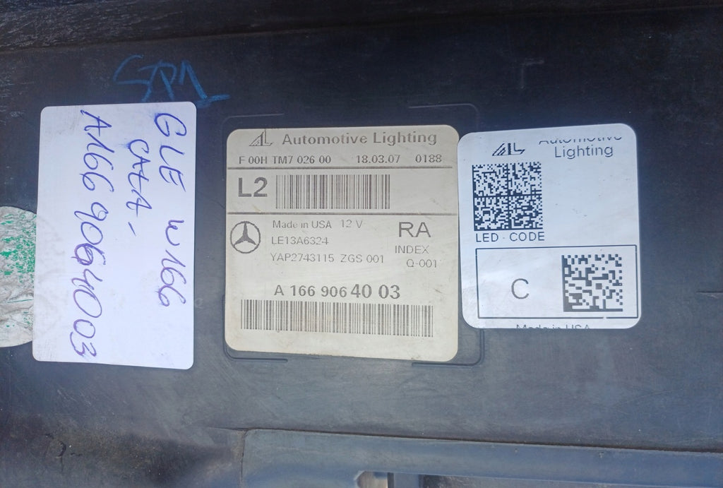 Frontscheinwerfer Mercedes-Benz Gle W166 A1669064003 Full LED Rechts Headlight SCH1275477731as