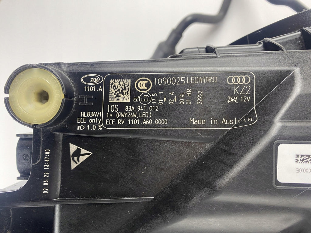 Frontscheinwerfer Audi Q3 83A941012 LED Rechts Scheinwerfer Headlight SCH5281722924ba
