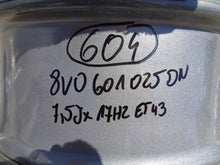 Laden Sie das Bild in den Galerie-Viewer, 1x Alufelge 17 Zoll 7.5" 5x112 43ET Silber 8V0601025 Audi A3 Rim Wheel FEL3776668788yw