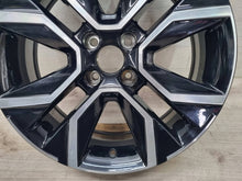 Load image into Gallery viewer, 1x Alufelge 18 Zoll 6.5" 4x108 26ET Glanz Schwarz 9833485080 Citroën C4 Iii FEL6467025962oo