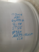 Load image into Gallery viewer, 1x Alufelge 17 Zoll 8.0" 6x139.7 55ET Glanz Silber AB39-1007-RA Ford I Rim Wheel FEL3906542261bb