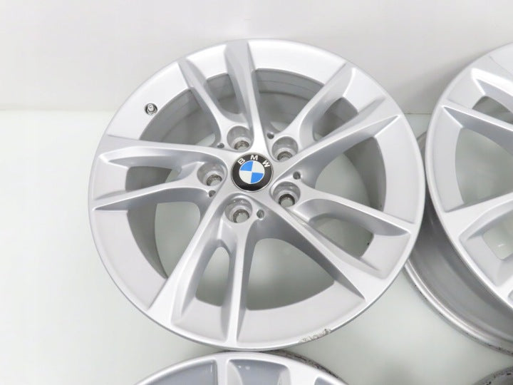 4x Alufelge 16 Zoll 7.0" 5x112 47ET Glanz Silber 6855083 BMW 2 F45 F46 Rim Wheel FEL9043923071oz