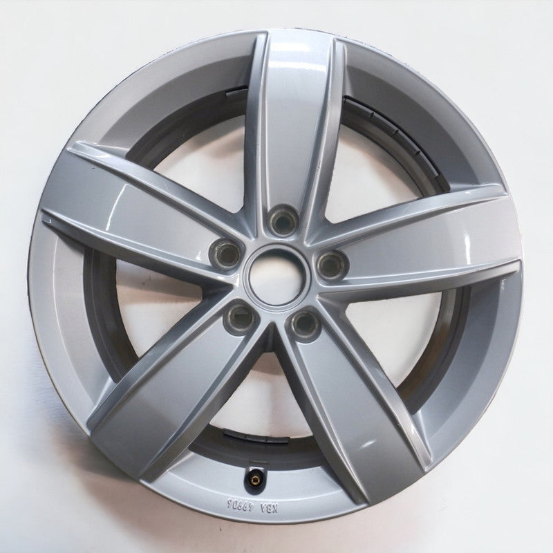 1x Alufelge 17 Zoll 6.5" 5x112 38ET Glanz Silber 5NA071497 VW Tiguan Rim Wheel