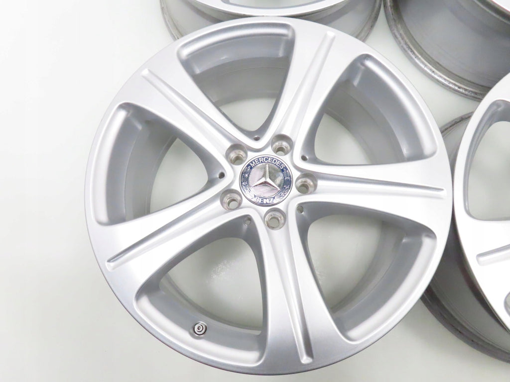 4x Alufelge 18 Zoll 8.0" 5x112 43ET Glanz Silber A2134011400 Mercedes-Benz W213 FEL4993115711ih