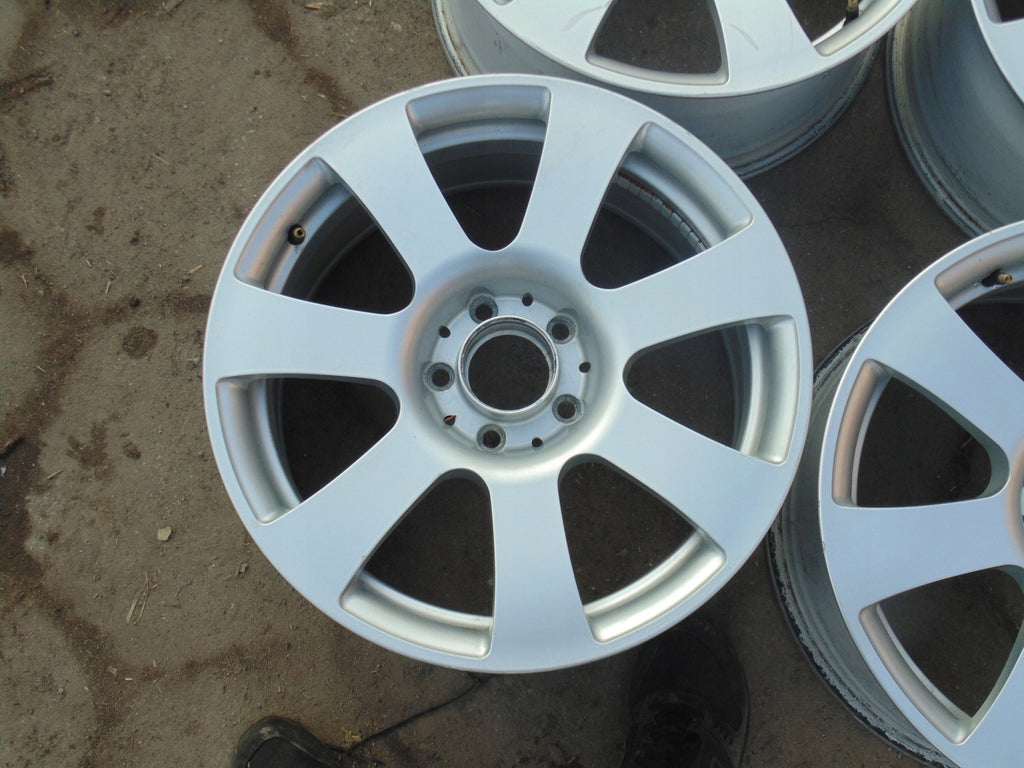 4x Alufelge 17 Zoll 8.0" 5x112 43ET Glanz Silber A2214010202 Mercedes-Benz W221