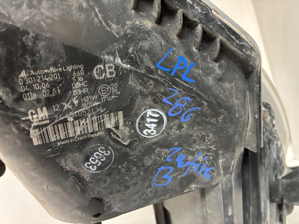 Frontscheinwerfer Opel Zafira B 24451052 Links Scheinwerfer Headlight SCH6662029376fn