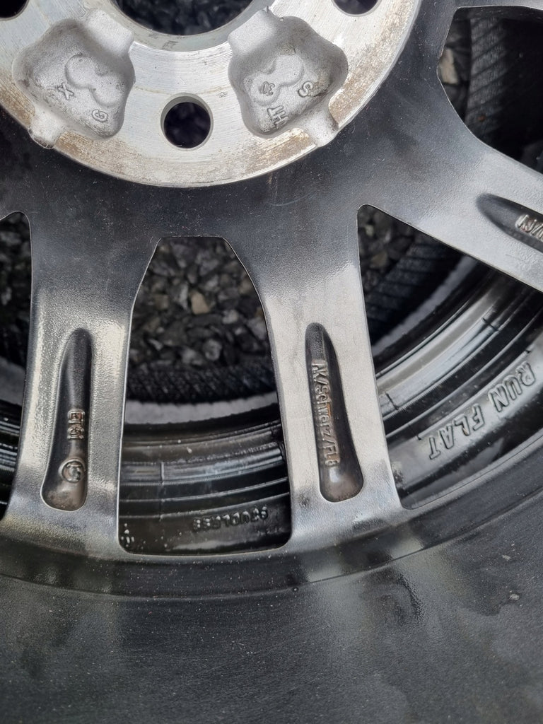 1x Alufelge 18 Zoll 7.5" 5x112 51ET Glanz Silber 5E0601025 Skoda Rim Wheel