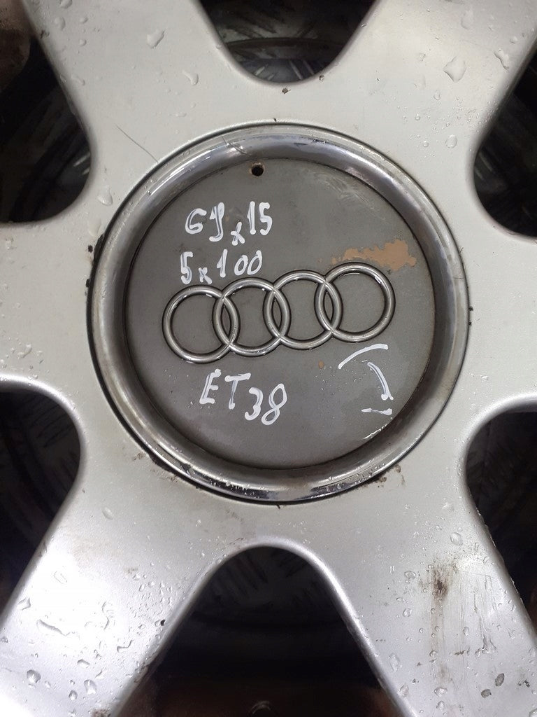 1x Alufelge 15 Zoll 6.0" 5x100 Audi A3 Rim Wheel FEL5413651236wr