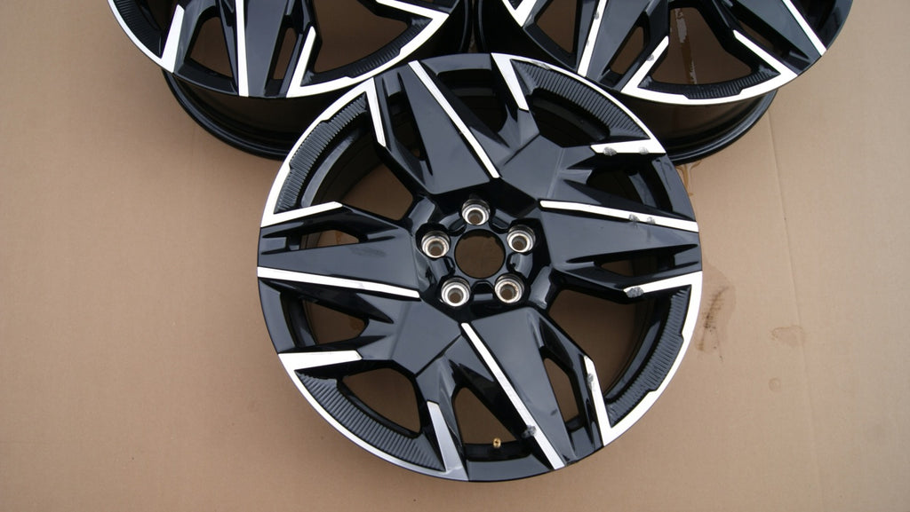 1x Alufelge 19 Zoll 7.5" 5x108 50ET Glanz Schwarz 9842668980 Peugeot Rim Wheel FEL4572635353aj