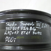 Load image into Gallery viewer, 1x Alufelge 17 Zoll 6.5" 5x112 41ET 3V0601025BG Skoda Superb Iii Rim Wheel FEL1832683888ey