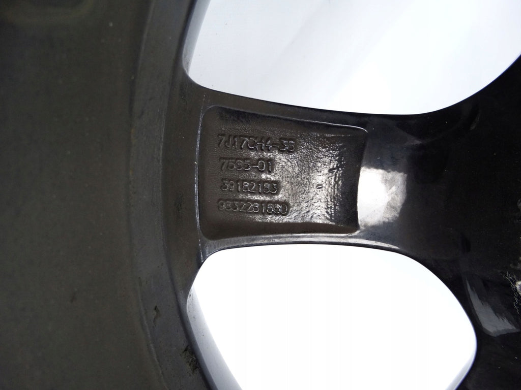 1x Alufelge 17 Zoll 7.0" 4x108 38ET Glanz Schwarz 39182183 Opel Corsa F FEL3902650171au