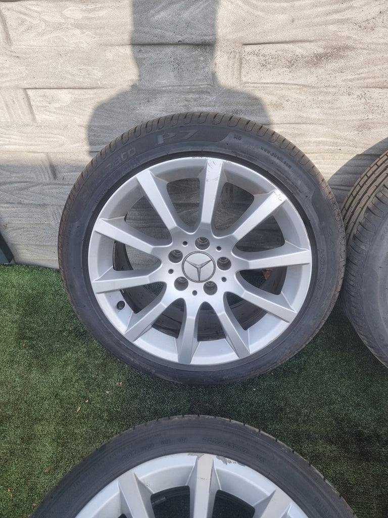 4x Alufelge 17 Zoll 8.5" 5x112 36ET A1724010702 Mercedes-Benz Slk R172 Rim Wheel FEL2165181655bx