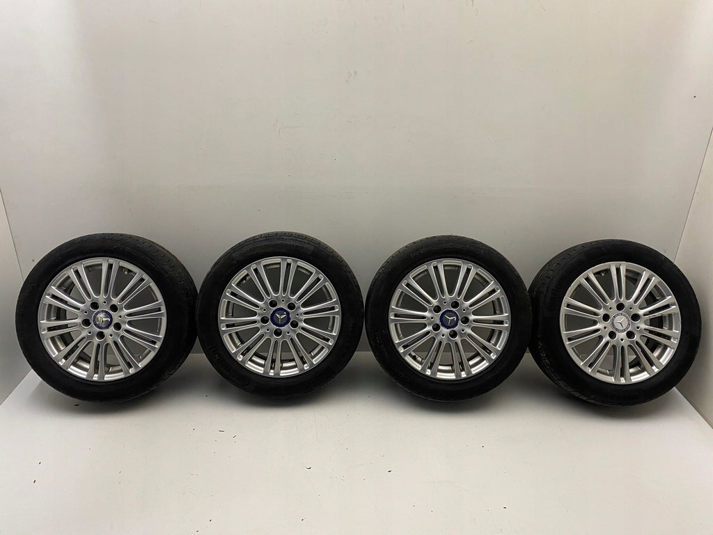 1x Alufelge 16 Zoll 6.0" 5x112 46ET Glanz Silber A1694012102 Mercedes-Benz W169