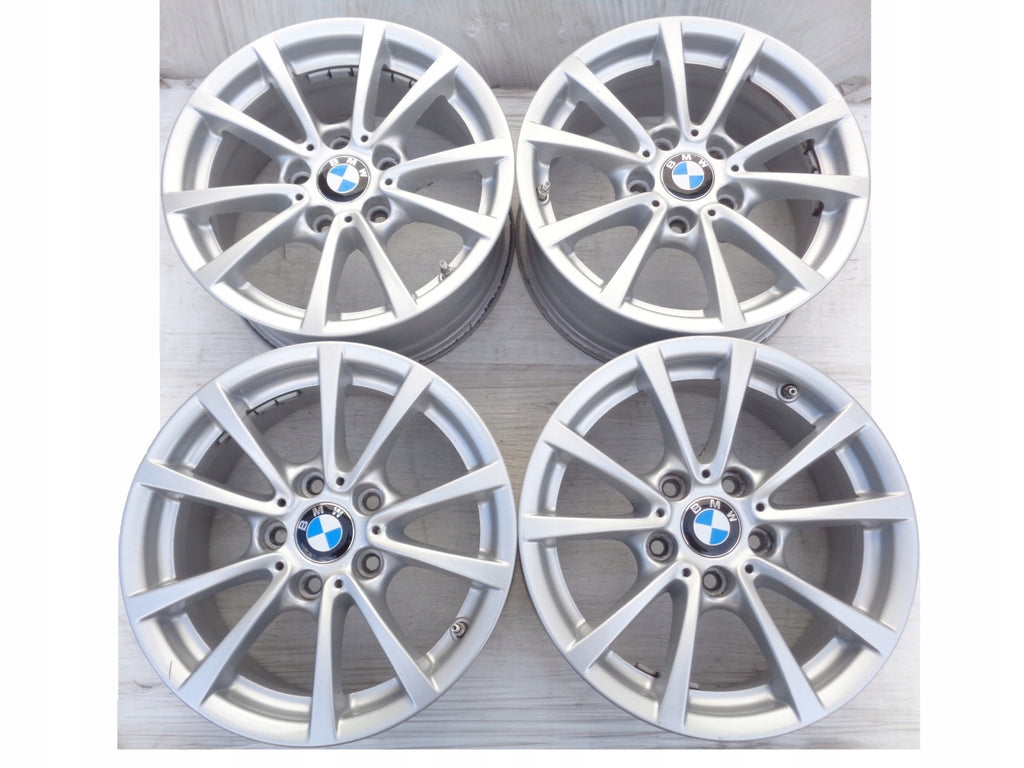 4x Alufelge 16 Zoll 7.0" 5x120 31ET Glanz Silber BMW 1 F21 E81 E87 F20 Rim Wheel FEL3269098338zb