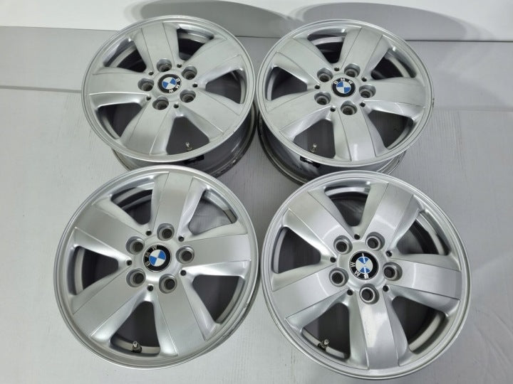 4x Alufelge 15 Zoll 5.5" 5x112 46ET Glanz Silber 6855101 Mini Rim Wheel FEL1880901952yc