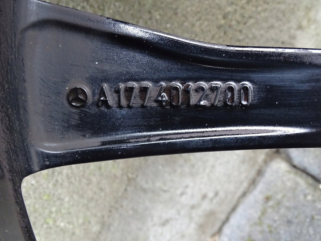 1x Alufelge 18 Zoll 7.5" 5x112 49ET Glanz Schwarz A1774012700 Mercedes-Benz W177 FEL7929893014xu